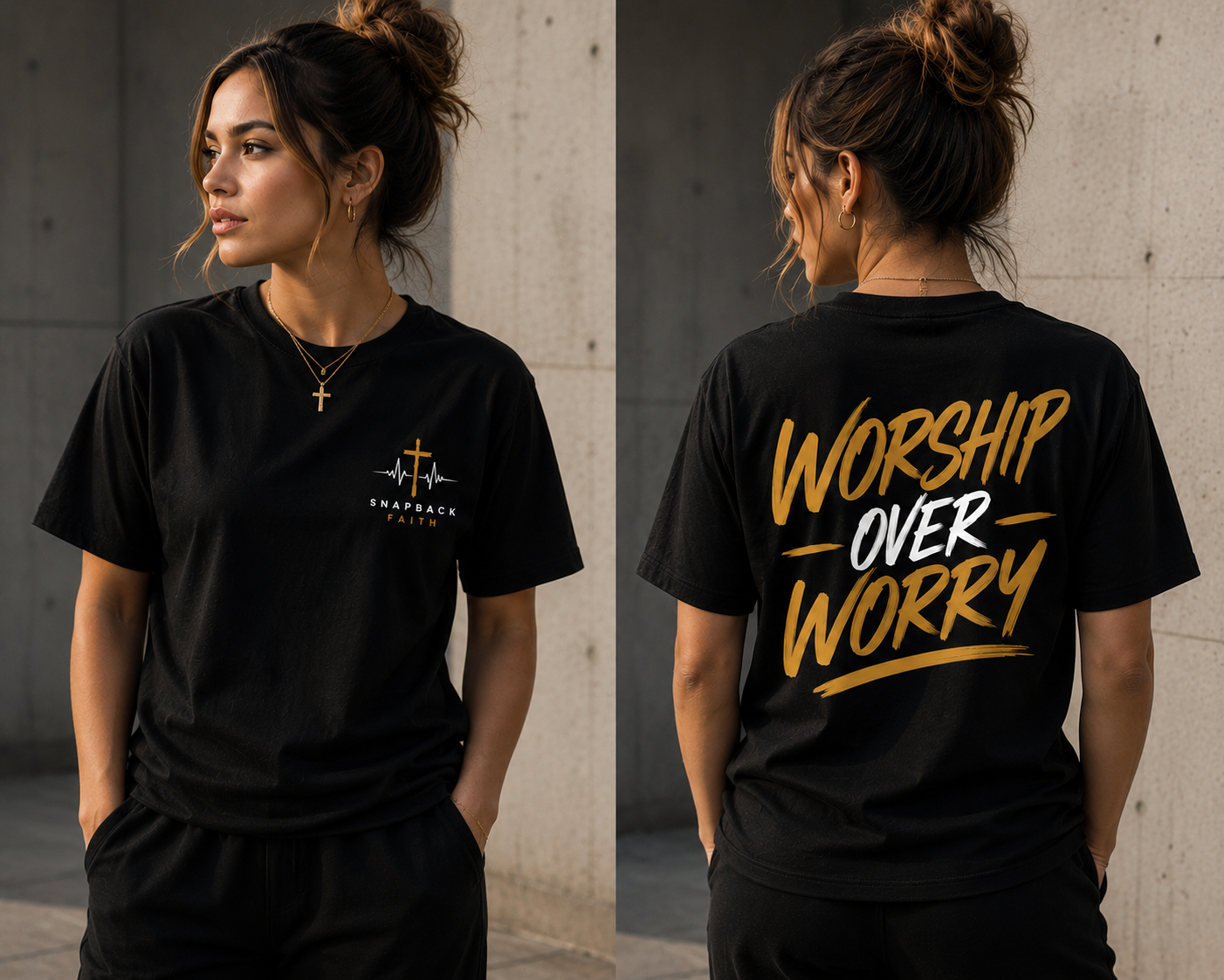 Worship Over Worry Classic Tee